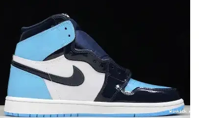 LEATHER PATENT UNC CHILL JORDAN 1 AIR BLUE 0705